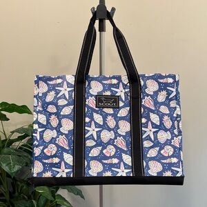 SCOUT Large Deano Tote in Blue Seashell Print NWOT
